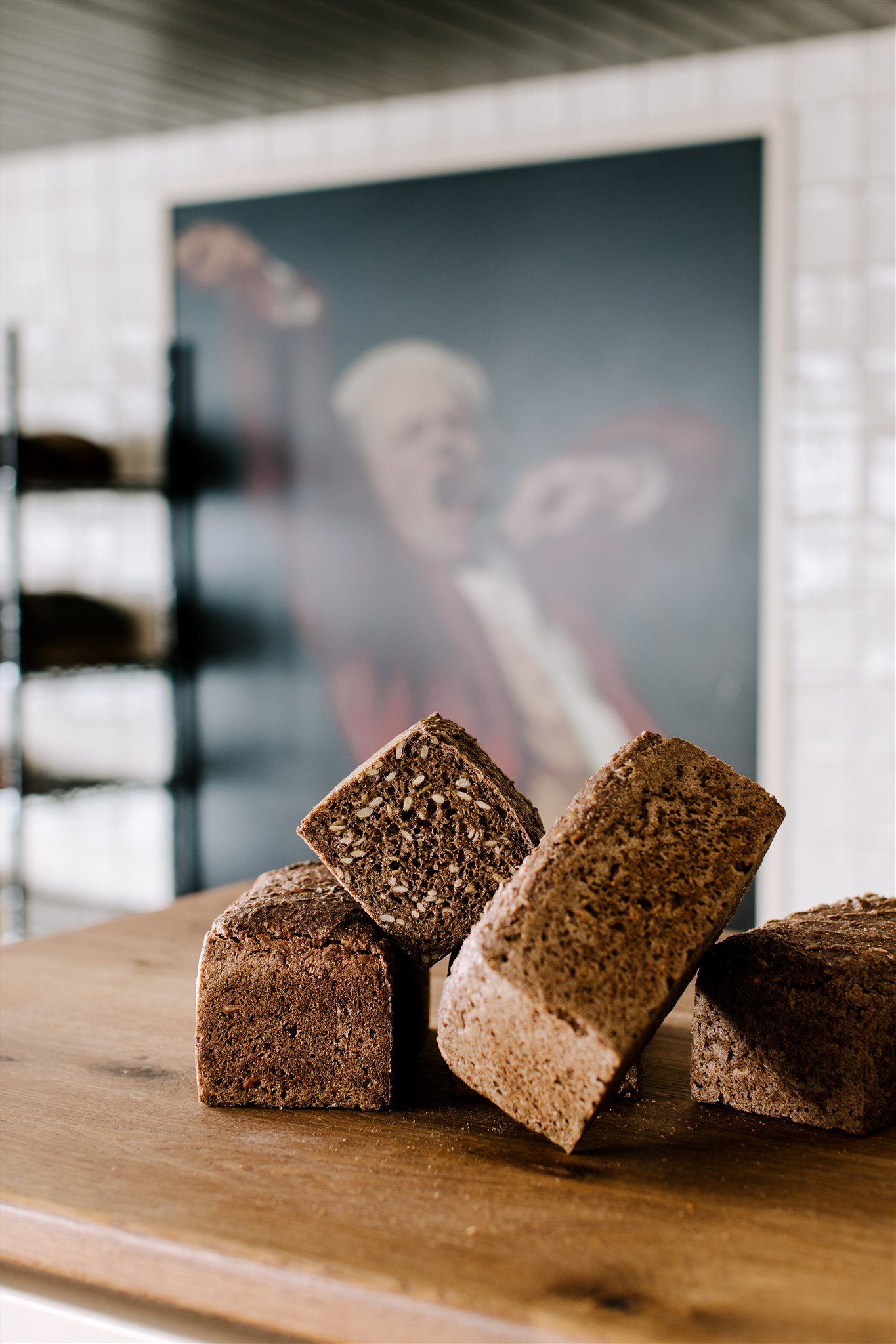 Icelandic food rye bread, Braud & Co Reykjavik