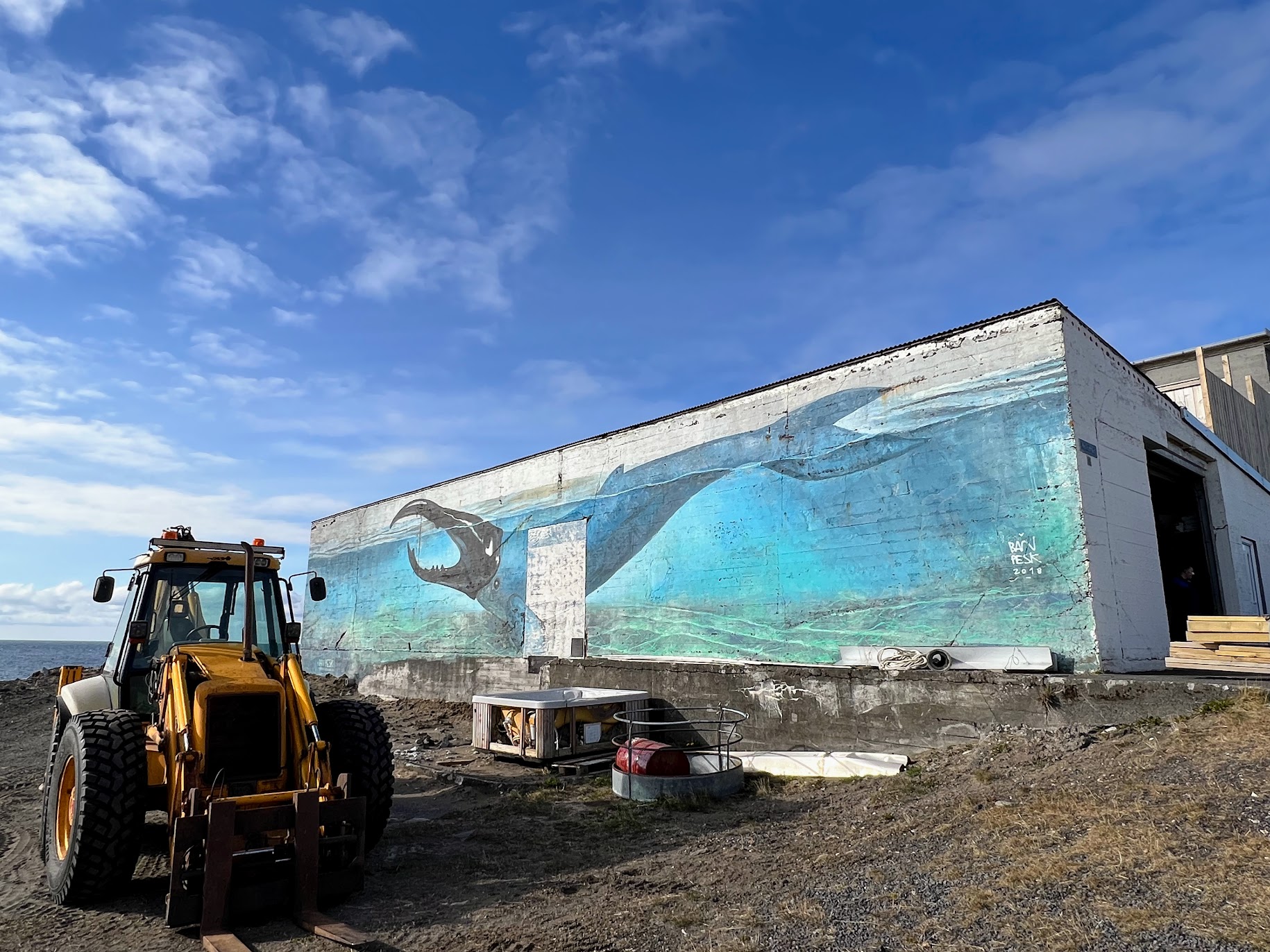 Snaefellsnes peninsula 2-day itinerary mural art Hellissandur iceland