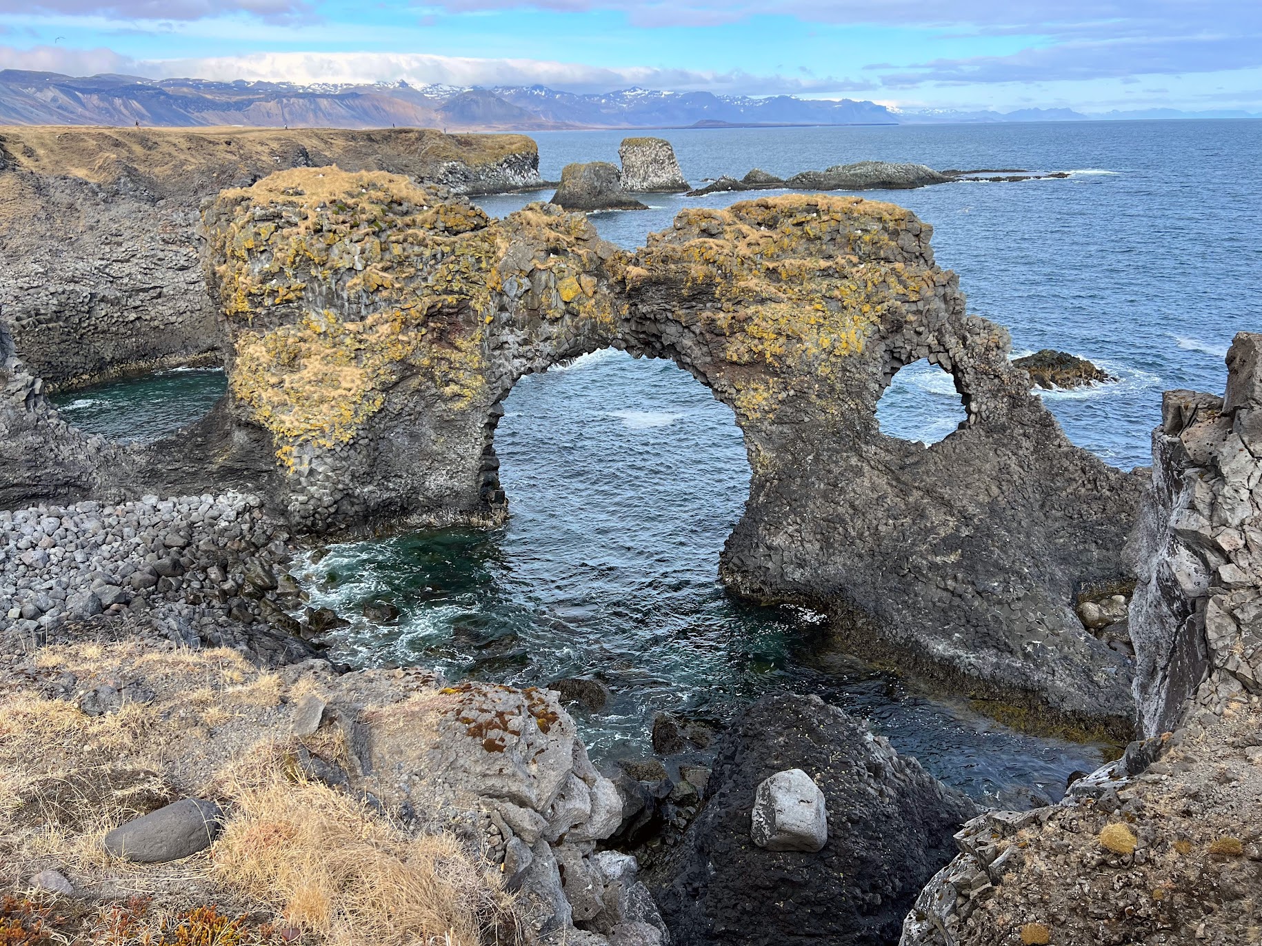 2-day snaefellsnes peninsula itinerary Iceland Arnarstapi Gatklettur
