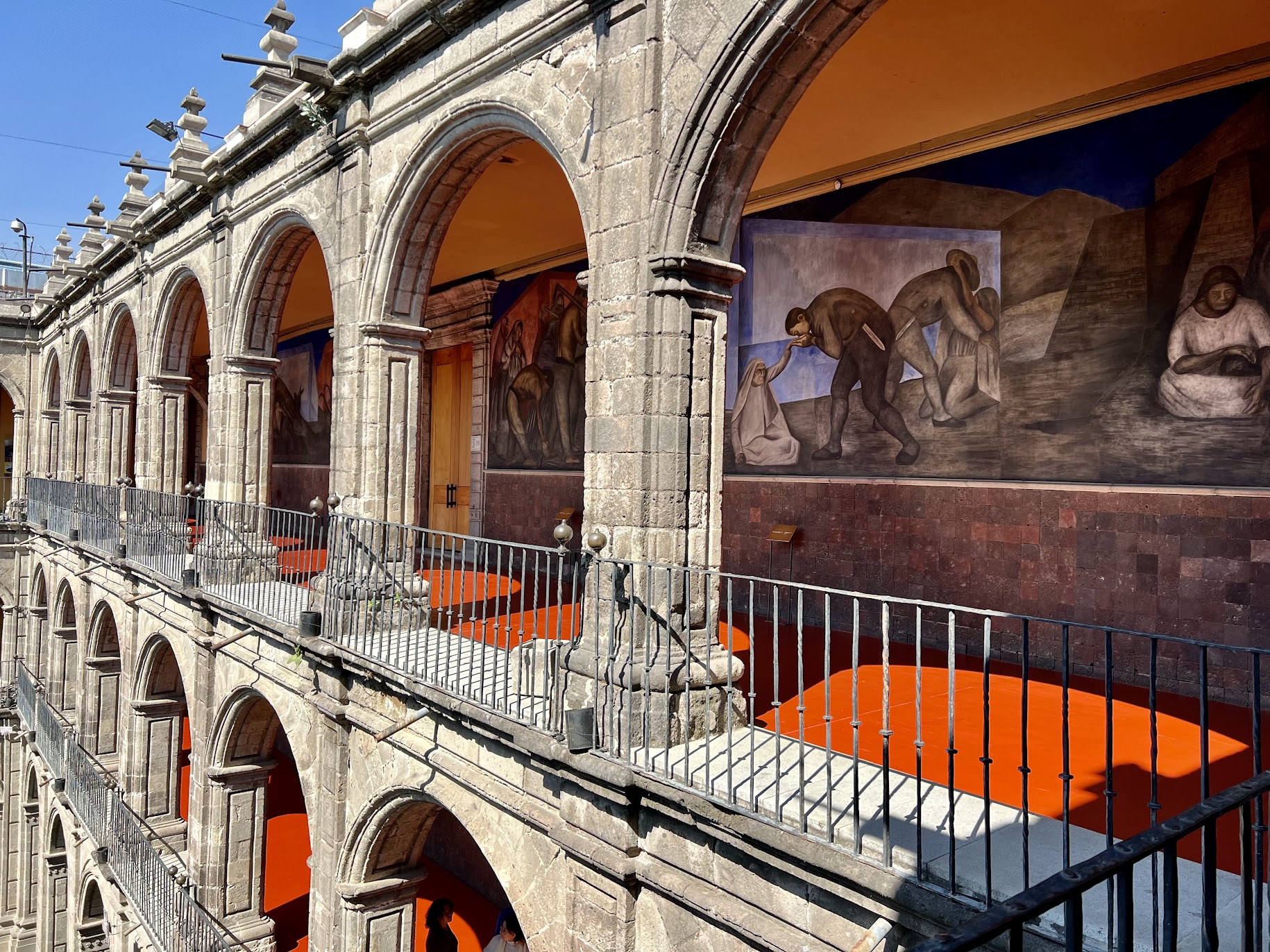 Former College of San Ildefonso antiguo colegio top museum mexico city murals art