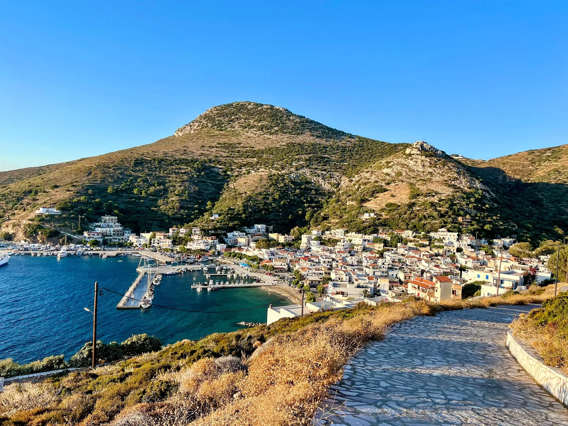 Fourni island Greece harbor port