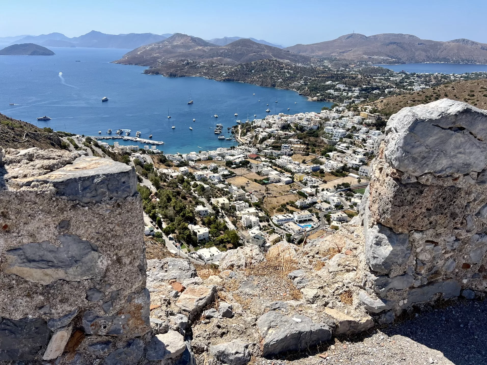 leros greece castle