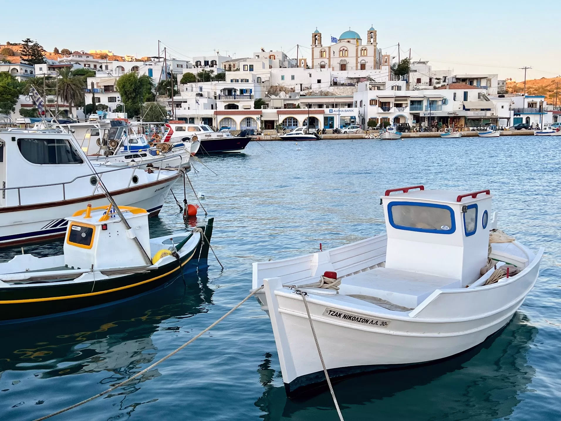 lipsi greece harbor