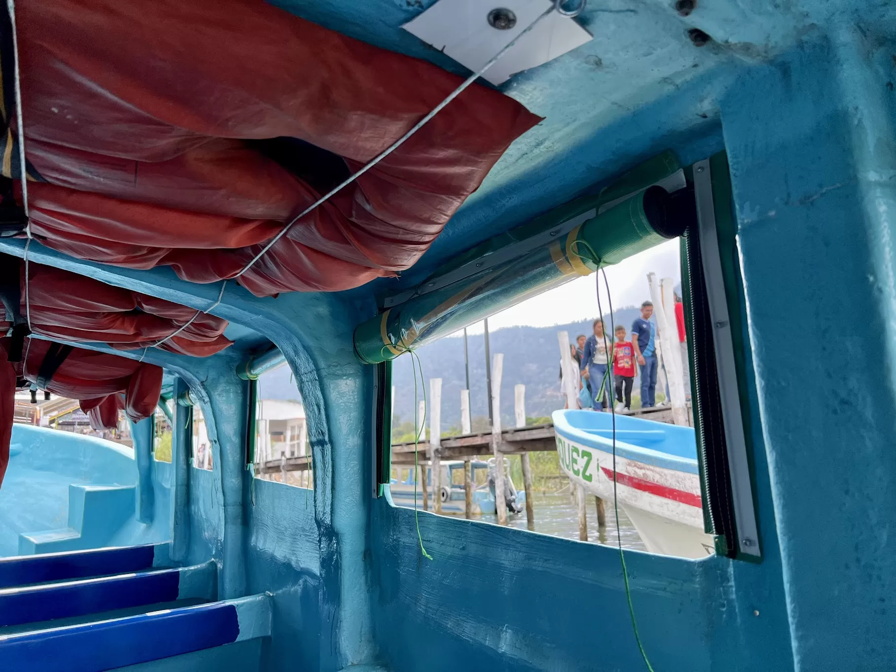 photos of lake atitlan guatemala lancha boat