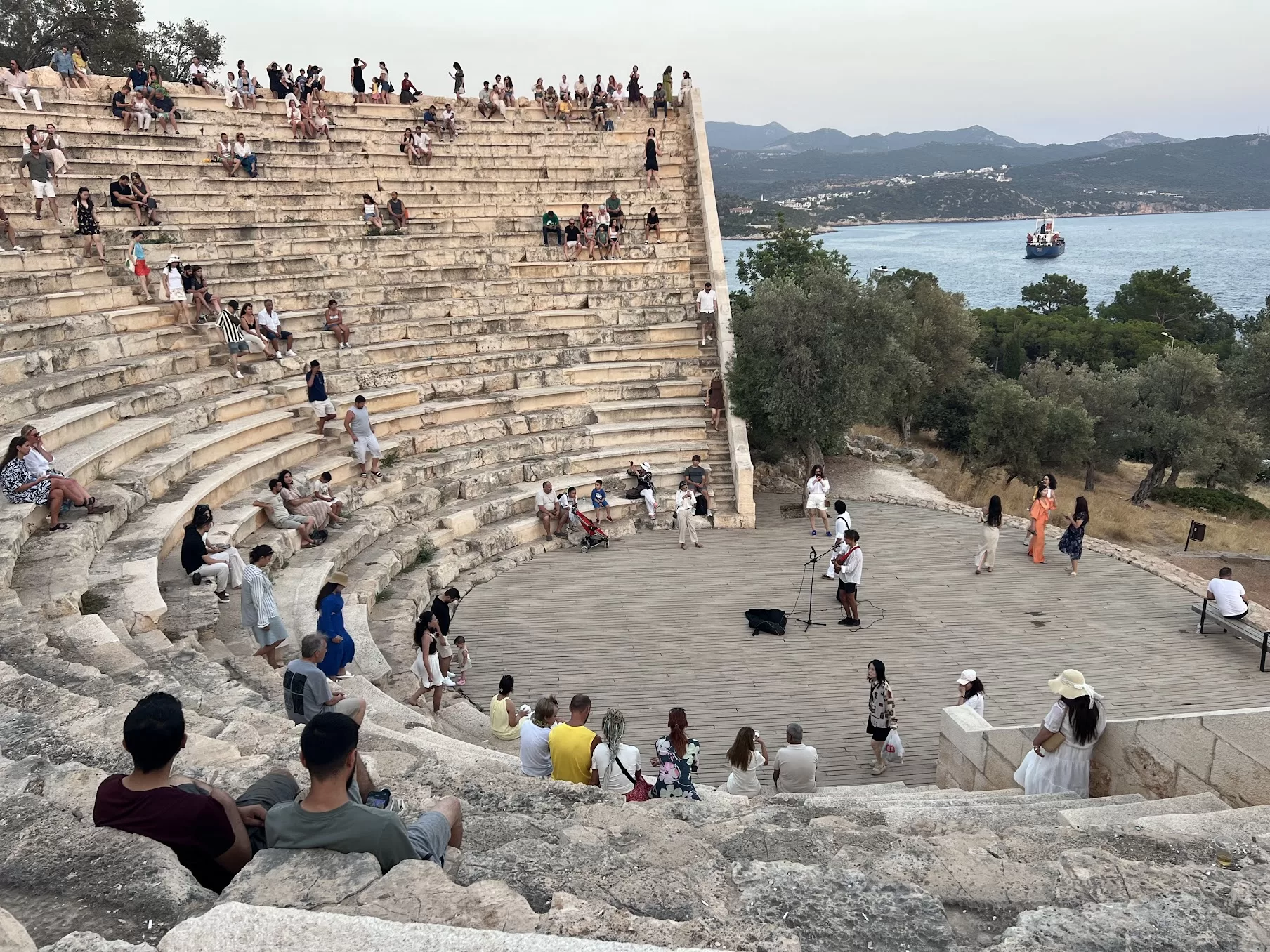 Ancient Amphitheater kas turkey Kaş Türkiye
